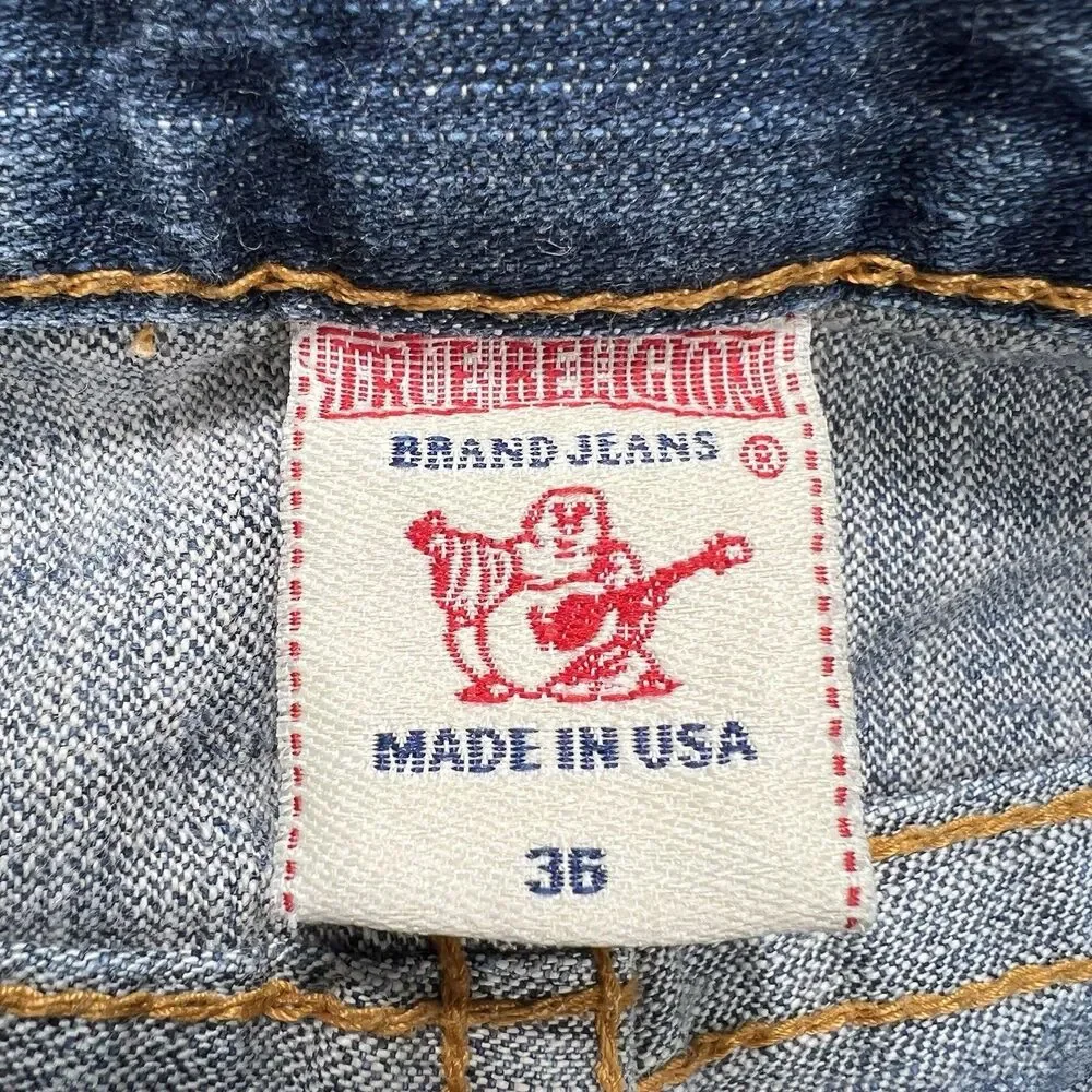 True Religion Zach Jeans Men’s 36 USA Y2K‎ Straight Leg Denim Streetwear